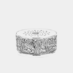 Dish Warmer with Swans Decorations, Silver-plated-ANTORINI®