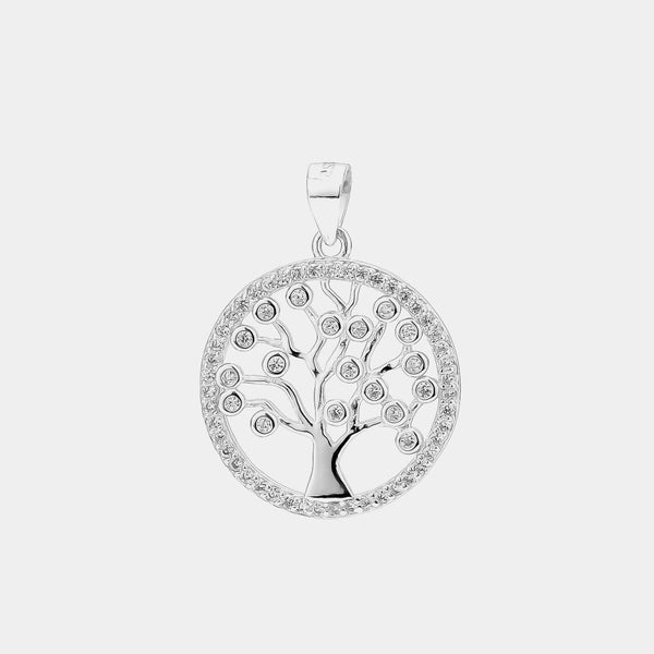 Silver Pendant Tree of Life, Silver 925/1000, 1,9 g-ANTORINI®
