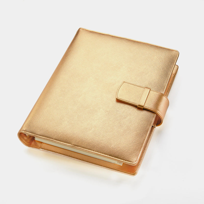 Gold Leather Manager A5 Agenda-ANTORINI®