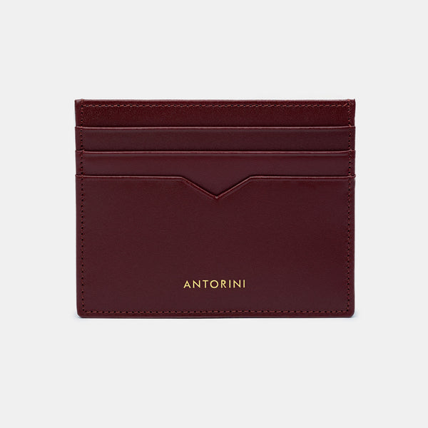 Card Wallet in Burgundy-ANTORINI®