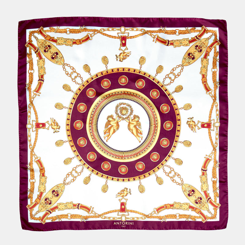 Imperial Silk Scarf in Purple-ANTORINI®