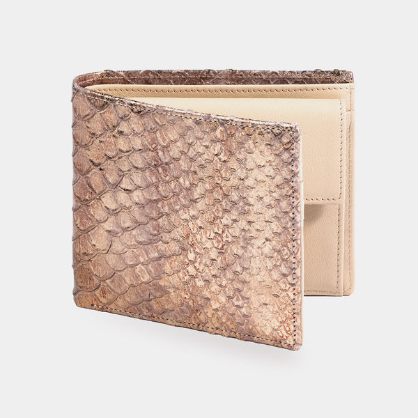 Men's Leather Wallet Essence in Metallic Bronze – ANTORINI®
