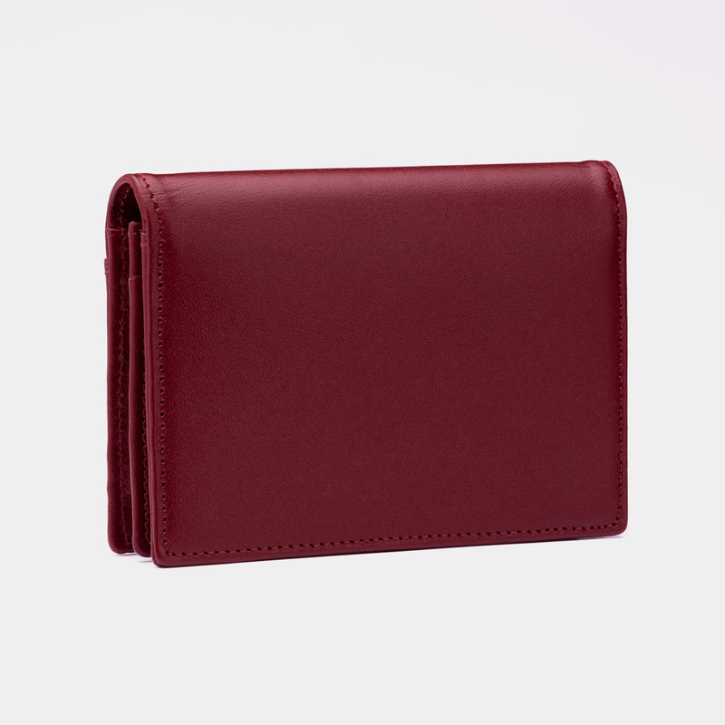 Credit and Business Card Holder in Burgundy-ANTORINI®