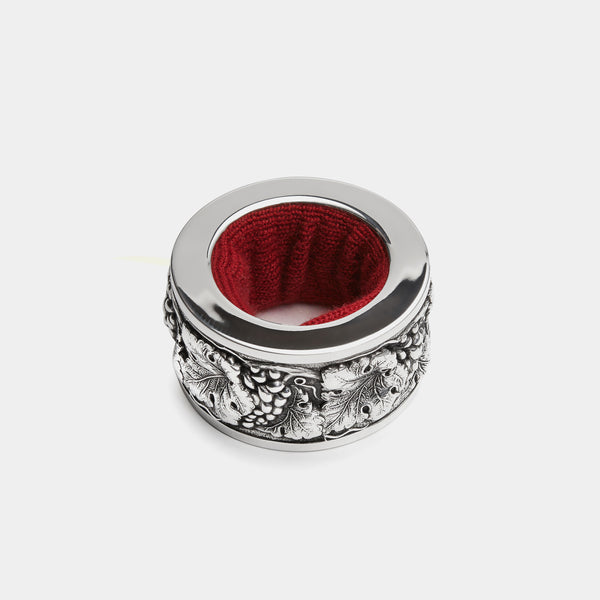 Embossed Silver Plated Stopper Collar for Wine-ANTORINI®