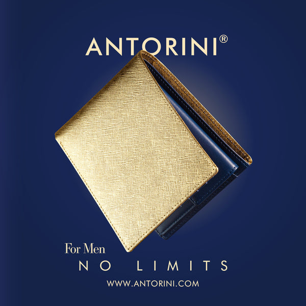 Men's Wallet ANTORINI in Gold Saffiano – ANTORINI®