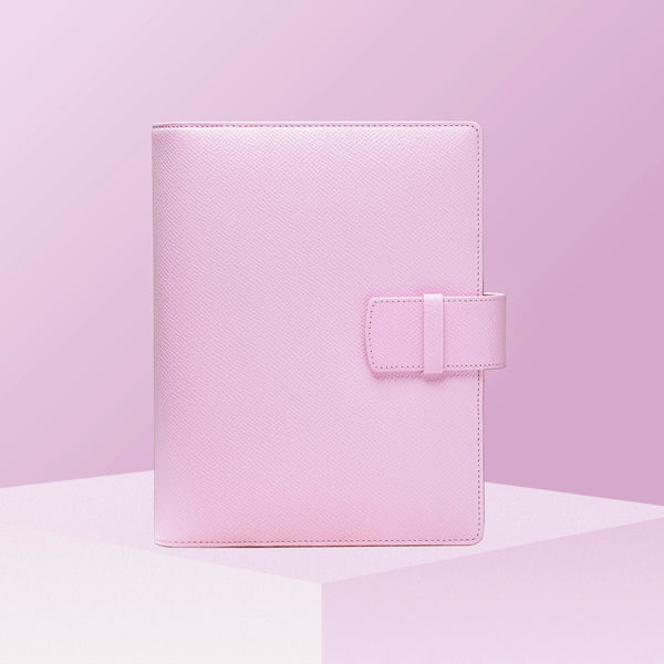 Leather A6 Personal Organiser in Pink Gritti Leather – ANTORINI®