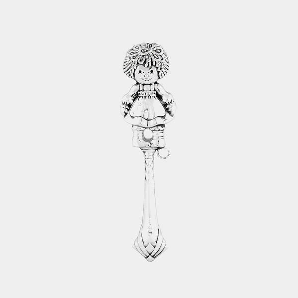 Silver Chilldren´s Rattle, Girl, silver 925/1000, 23 g-ANTORINI®