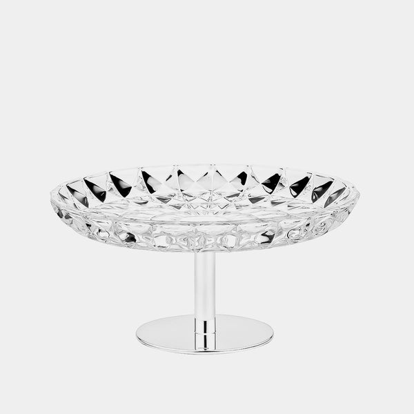 Glass Sweets Stand with Silver-plated Decorations-ANTORINI®