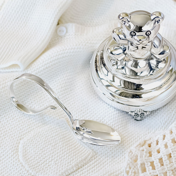 Baby Spoon, silver-plated