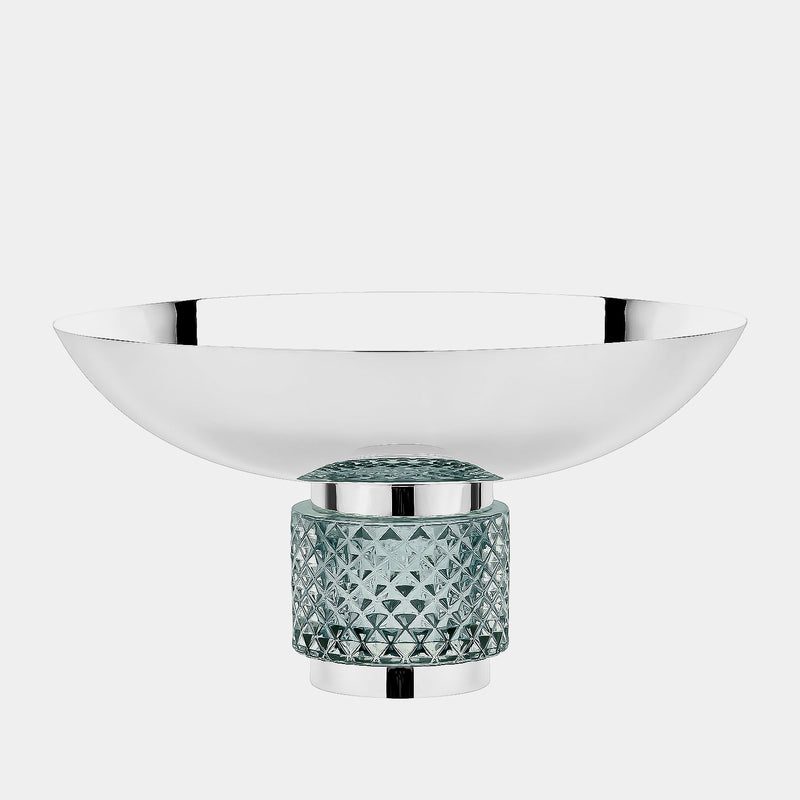 Decorative Glass Bowl Sky, Silver-plated-ANTORINI®