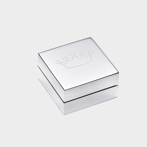 SILVER PLATED BABY´S First HAIR Keepsake BOX