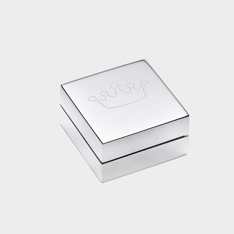 SILVER PLATED BABY´S First HAIR Keepsake BOX