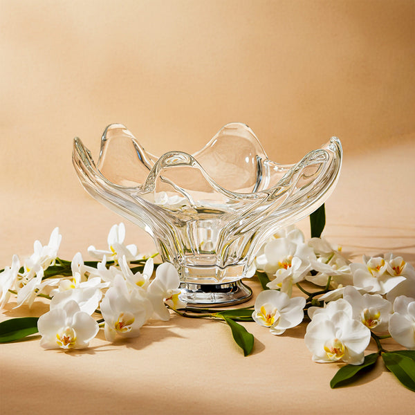 Fruit Bowl FROZEN With Silver-Plated Base, 27,5 cm