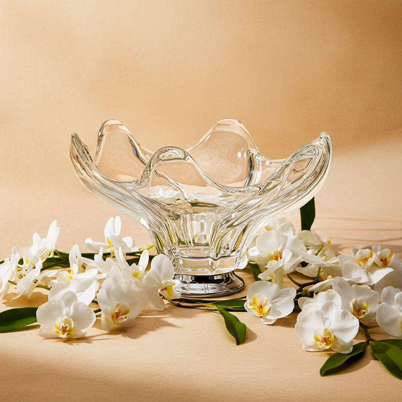 Fruit Bowl FROZEN With Silver-Plated Base, 27,5 cm