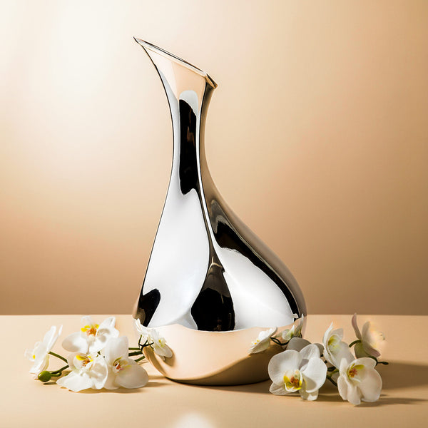 Cubic Decanter Carafe, Silver-Plated