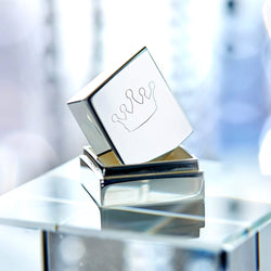 SILVER PLATED BABY´S First HAIR Keepsake BOX