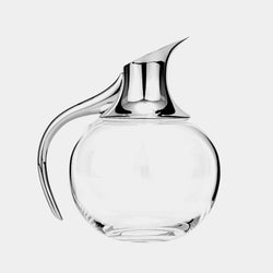 Glass Pitcher, Silver-Plated-ANTORINI®