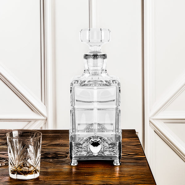 Silver Crystal Carafe Wien, silver 925/1000, 160 g