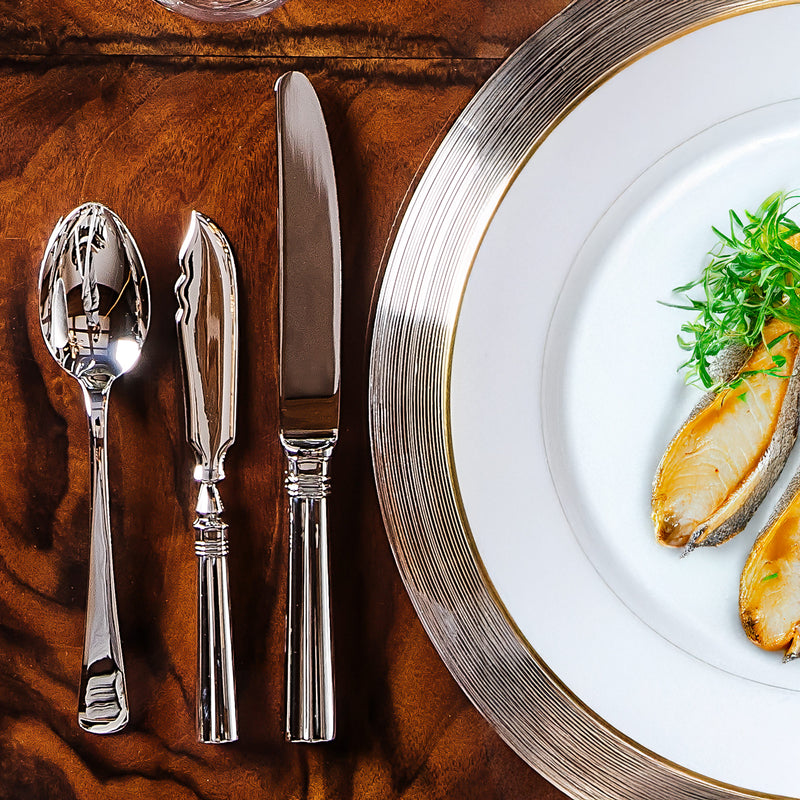 Silver Cutlery Provence 24-Piece Set For 6, Silver 925/1000, 1320 g
