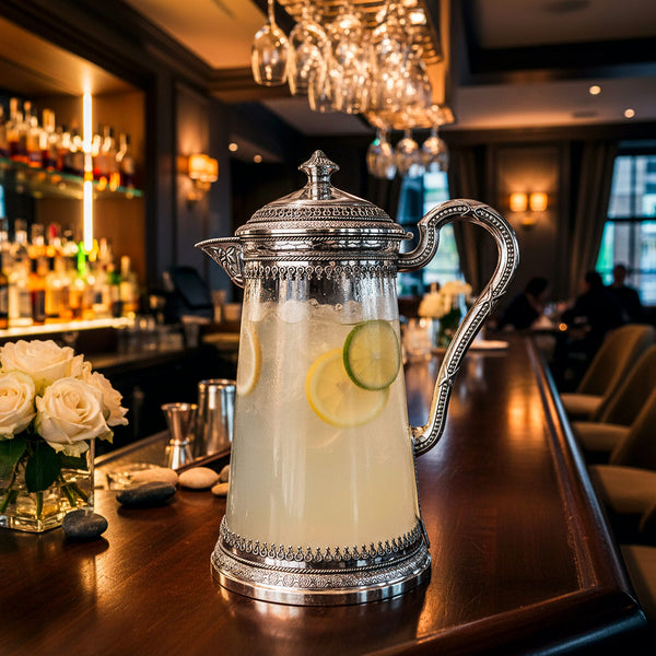 Crystal Pitcher Royale II., Silver 925/1000, 720 g