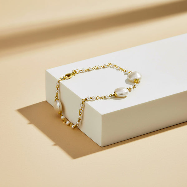 Silver Bracelet Oceano, Silver 925/1000, 1,8 g, gold-plated