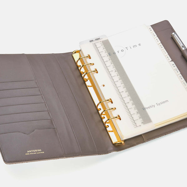 Leather Manager A5 Agenda in Chanterelle Croc-ANTORINI®