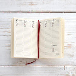 A6 Refill: Week On Two Pages Diary 2022, 7 languages, NO RINGS-ANTORINI®