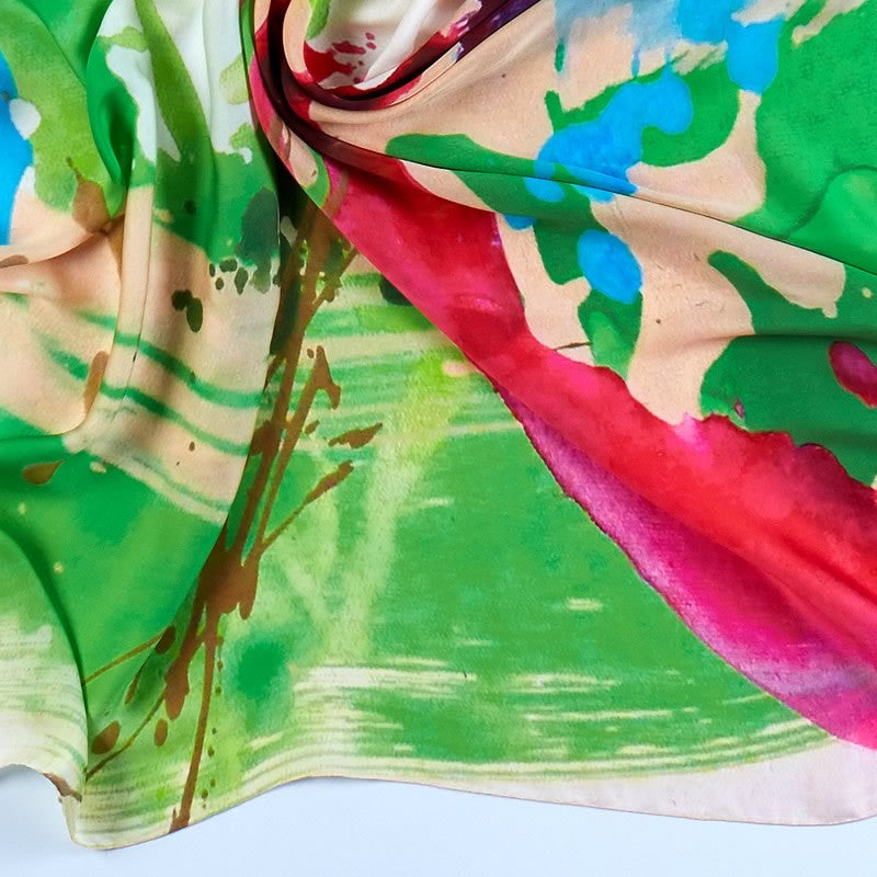 Colourful Silk Scarf-ANTORINI®
