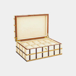 Luxury wooden watch box, 10 compartments-ANTORINI®