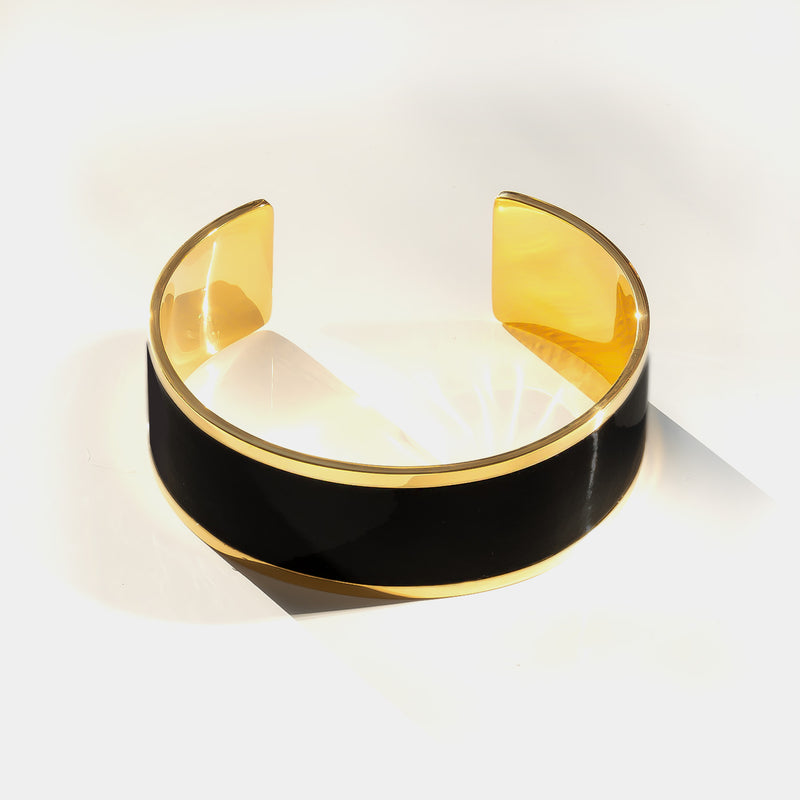 Cuff Bracelet, Black Lacquer-ANTORINI®