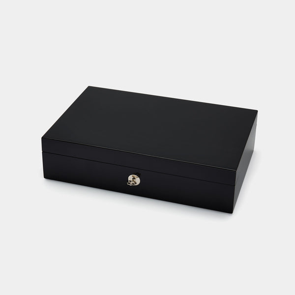 Cufflink Box in Black Lacquer-ANTORINI®