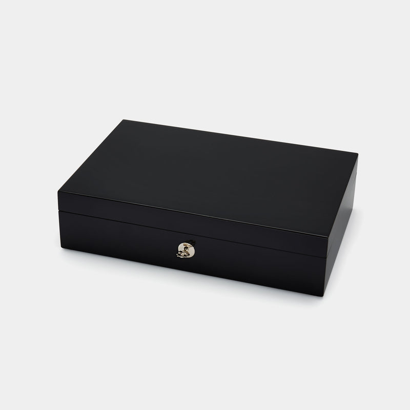 Cufflink Box in Black Lacquer-ANTORINI®