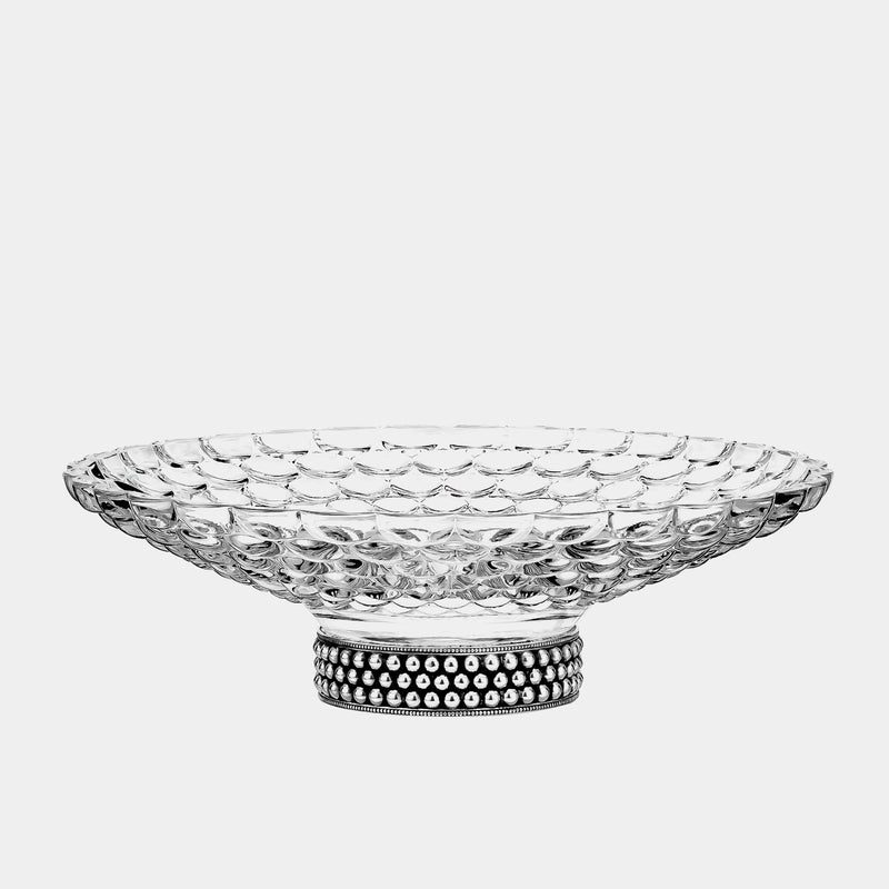 Decorative Bowl, Glass, Silver-plated-ANTORINI®