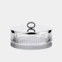 Glass Box with Silver plated Lid-ANTORINI®