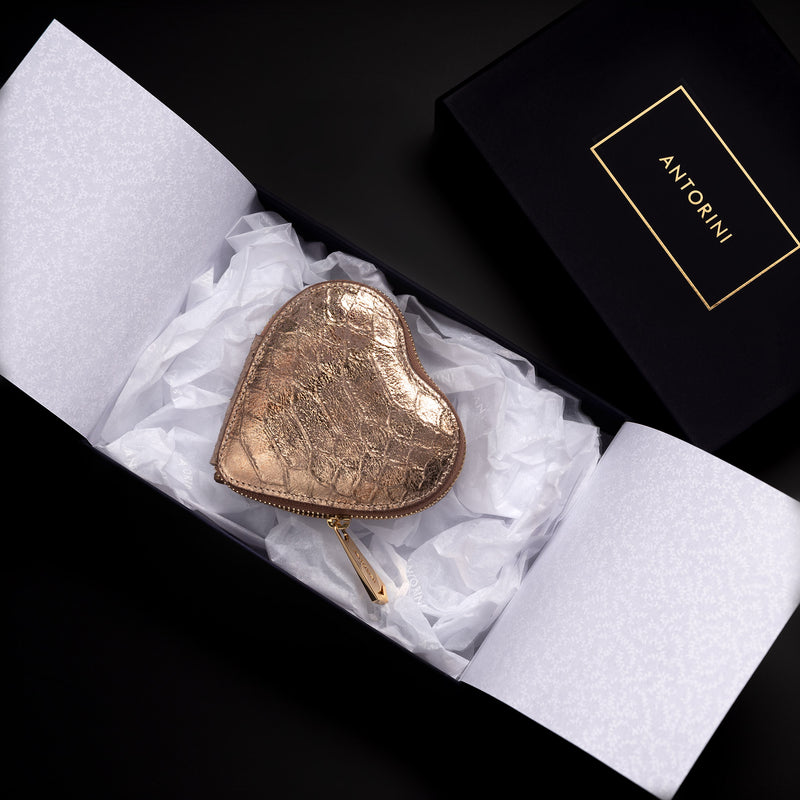Coin Purse Heart in Bronze – ANTORINI®