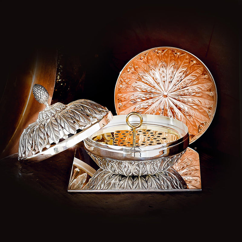 Incense Burner, Silver & Gold Plated-ANTORINI®