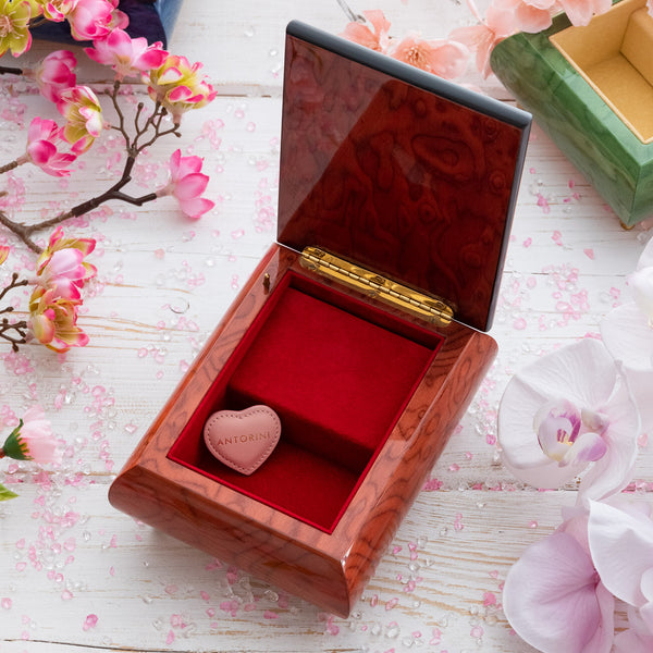 Music Jewellery Box with Motive Blue Butterfly-ANTORINI®