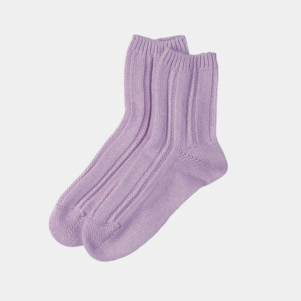 Women's Cashmere Socks, Purple-ANTORINI®