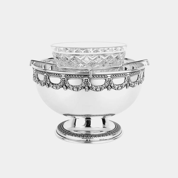 Silver Caviar Bowl, Silver 925/1000, 398 g-ANTORINI®