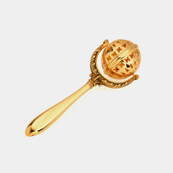 Silver gold-plated Rattle, silver 925/1000, 29 g-ANTORINI®