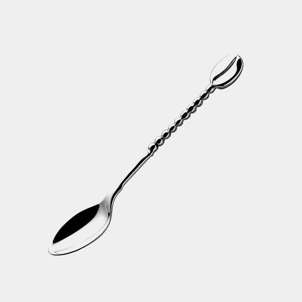 Coffee spoon with coffee bean motif, silver 925/1000, 8 g-ANTORINI®