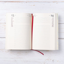 A5 Refill: One Day On A Page Diary 2022, 7 languages, NO RINGS-ANTORINI®
