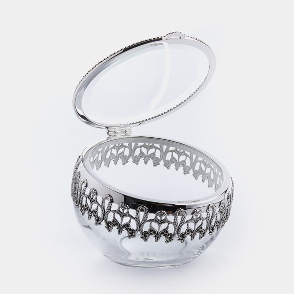 Silver Plated Round Box-ANTORINI®