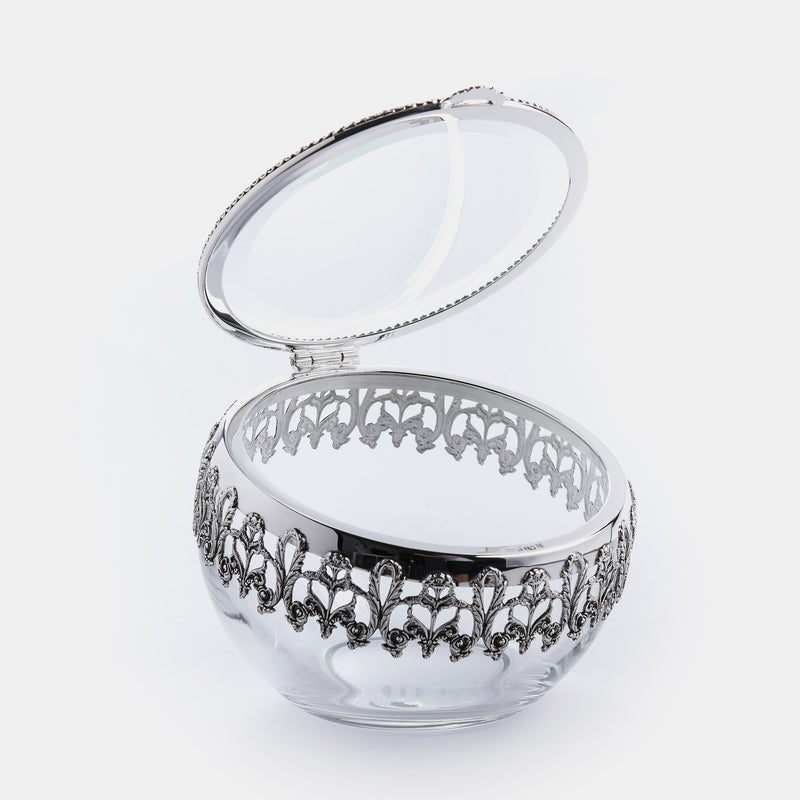 Silver Round Box, Silver 925/1000, 220 g-ANTORINI®