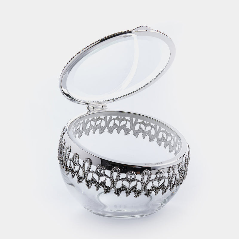 Pure Silver Round Box Silver Round Box, Silver 925/1000, 220 g – ANTORINI®