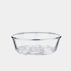 Glass Fruit Bowl with silver plated Decoration-ANTORINI®