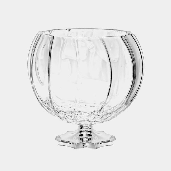 Decorative Glass Bowl Sphere, Silver-plated-ANTORINI®