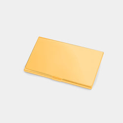 Business Card Holder, silver 925/1000, 66 g, Gold Plated-ANTORINI®
