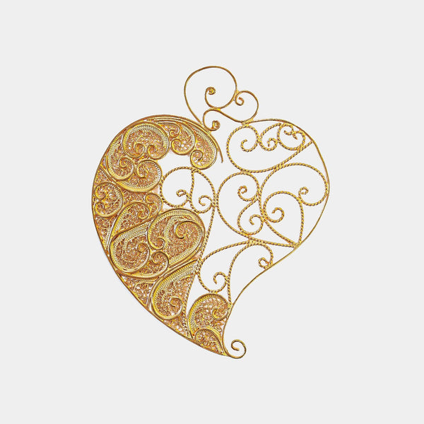 Silver Charm Love, Silver 925/1000, 10 g, Gold-plated-ANTORINI®