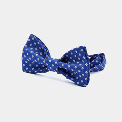 Flower Silk Bow Tie in Blue-ANTORINI®
